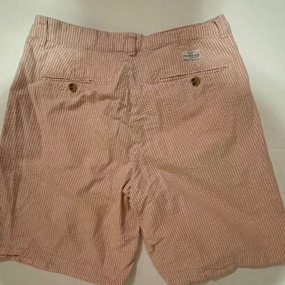 Men’s Vineyard Vines Pink & White Seersucker Shorts Size 30 - Picture 6 of 9